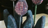 Spotlight show features the creative mosaic art of Bea Sands, April 8th-21st
