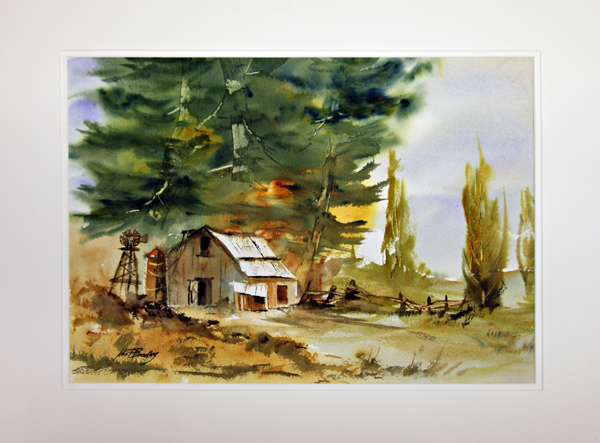 Watercolor by John Bradley