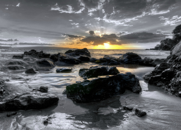 "Tidepool Sunset"