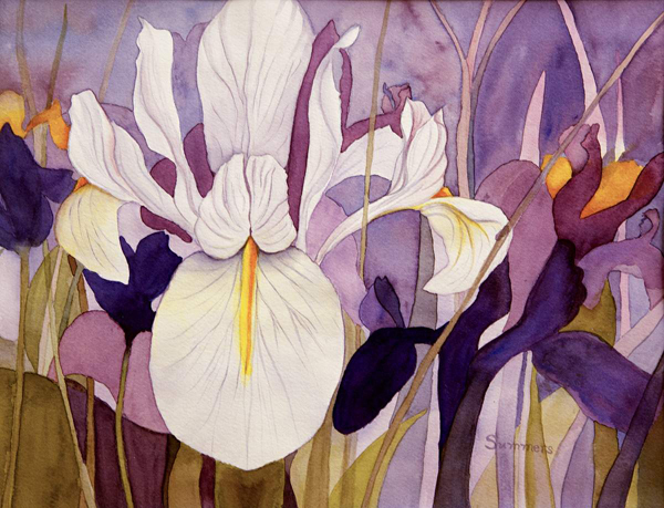 "Siri Blanc" by Carol Summers (Watercolor)